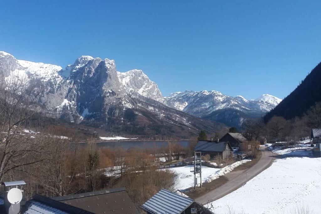 Ferienwohnung S'Rastl Direkt Mit Bergpanorama Grundlsee Exterior foto