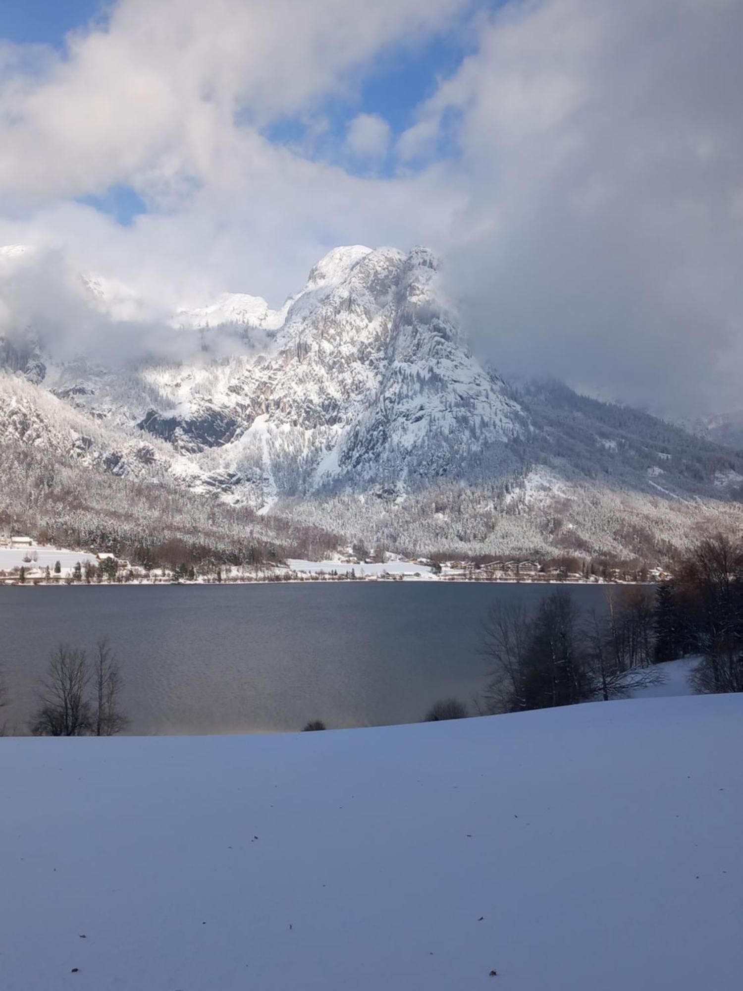 Ferienwohnung S'Rastl Direkt Mit Bergpanorama Grundlsee Exterior foto